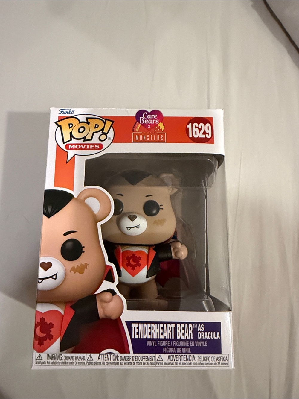 Funko Pop! Movies Tenderheart Bear as Dracula - Brown, Red, Black